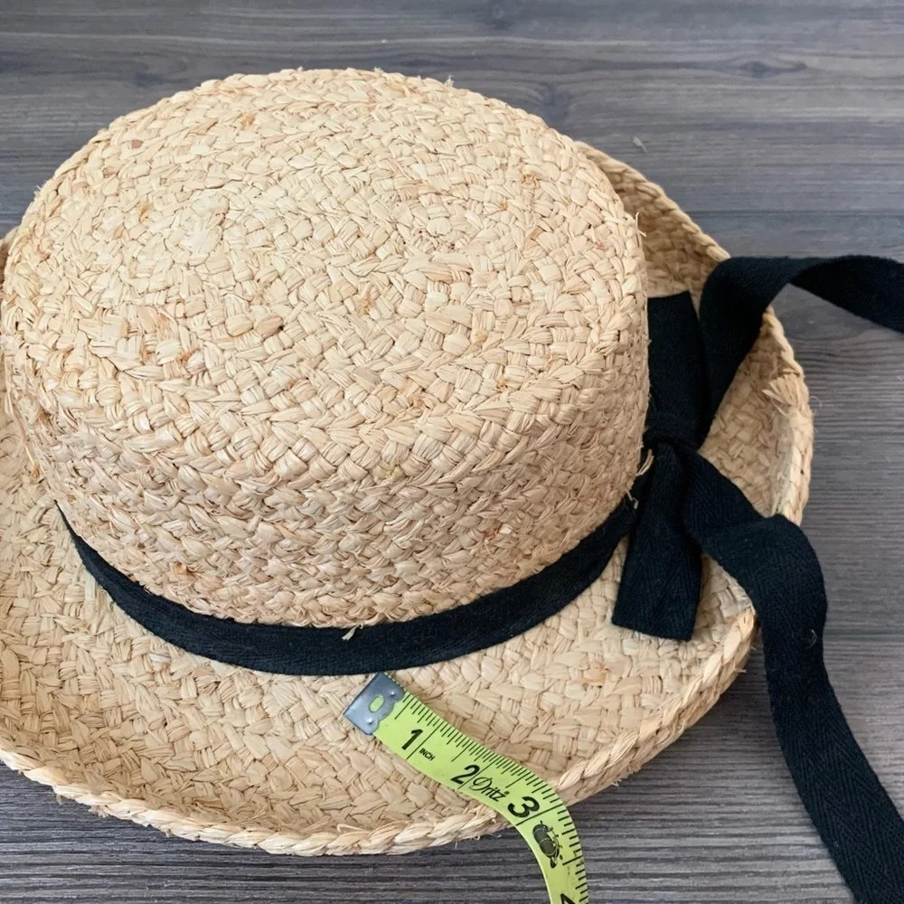 Natural fiber hat